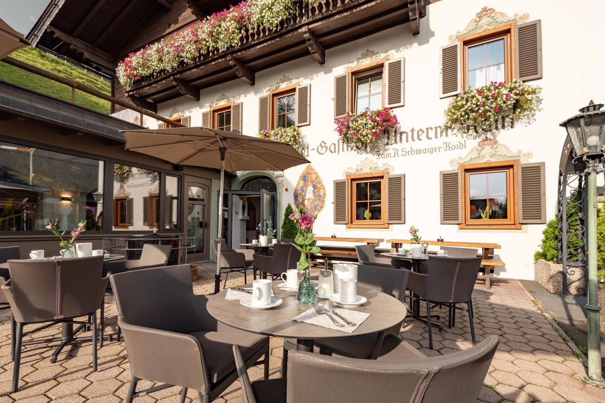 Alpen Glueck Hotel Unterm Rain Garni Kirchberg in Tirol Luaran gambar